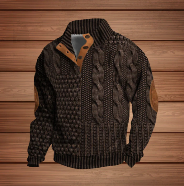 Comfortabele en warme wintertrui voor heren, ideaal voor koude dagen met een tijdloos design en aangenaam draagcomfort