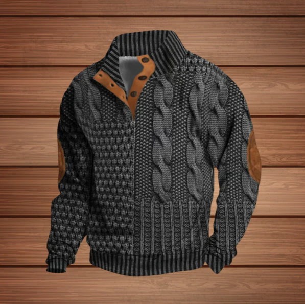 Comfortabele en warme wintertrui voor heren, ideaal voor koude dagen met een tijdloos design en aangenaam draagcomfort