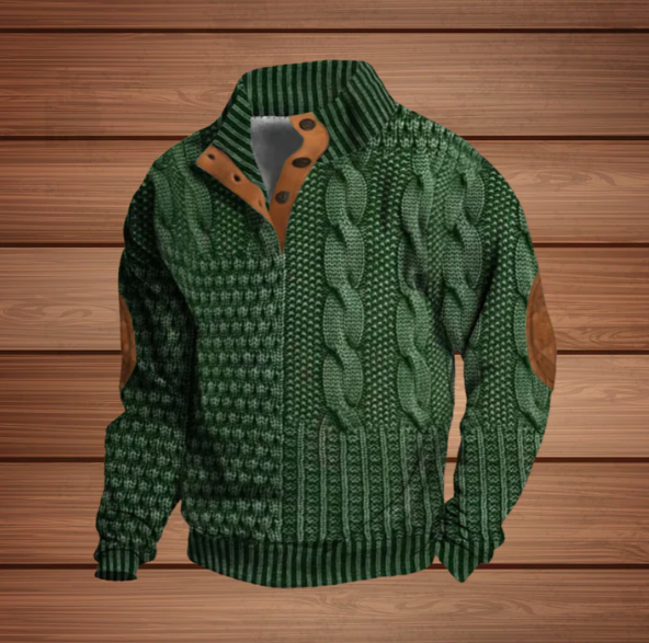 Comfortabele en warme wintertrui voor heren, ideaal voor koude dagen met een tijdloos design en aangenaam draagcomfort