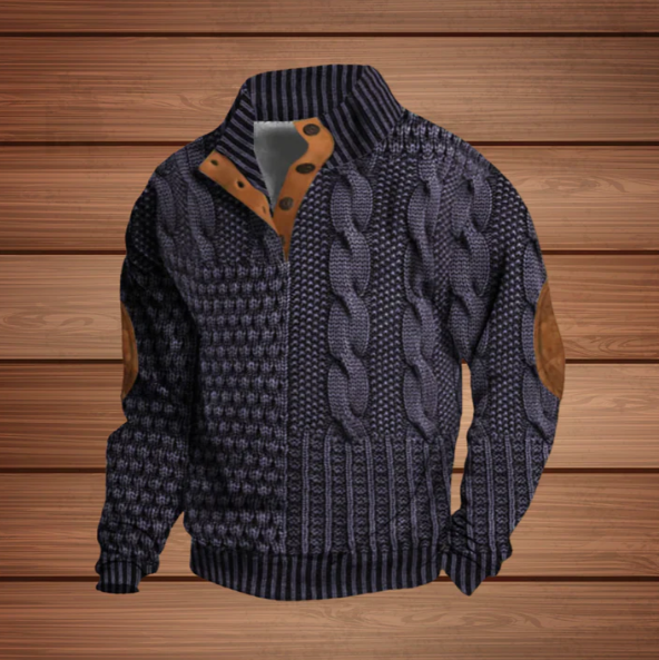 Comfortabele en warme wintertrui voor heren, ideaal voor koude dagen met een tijdloos design en aangenaam draagcomfort