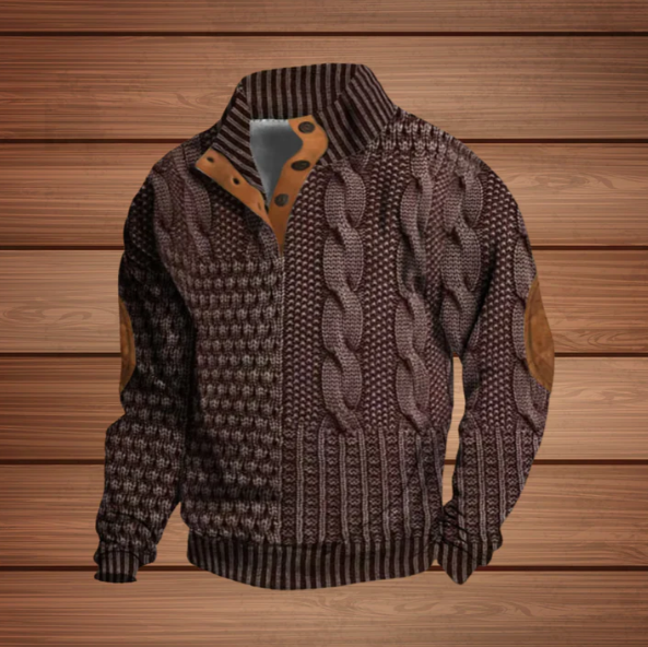 Comfortabele en warme wintertrui voor heren, ideaal voor koude dagen met een tijdloos design en aangenaam draagcomfort