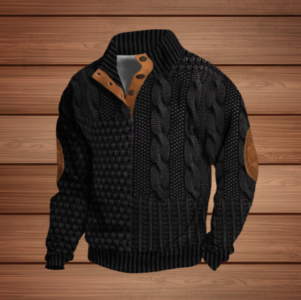 Comfortabele en warme wintertrui voor heren, ideaal voor koude dagen met een tijdloos design en aangenaam draagcomfort