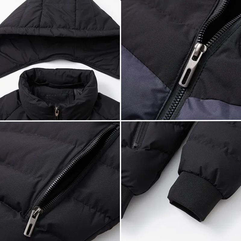 Comfortabel winterjack voor heren met ergonomische pasvorm en winddicht ontwerp voor koude dagen