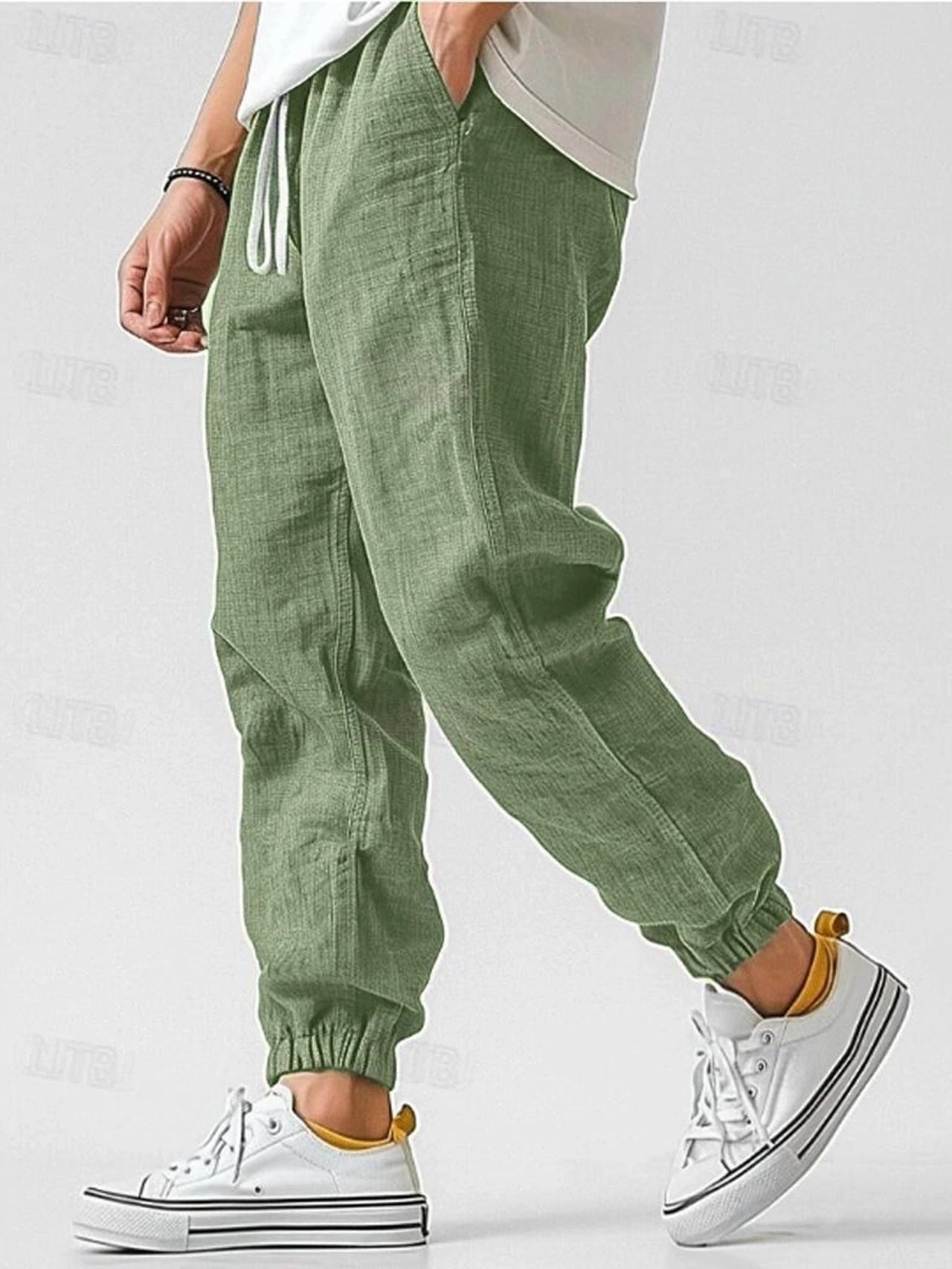 Comfortabele linnen zomerbroek, perfect voor warme dagen en ontspannen zomeroutfits