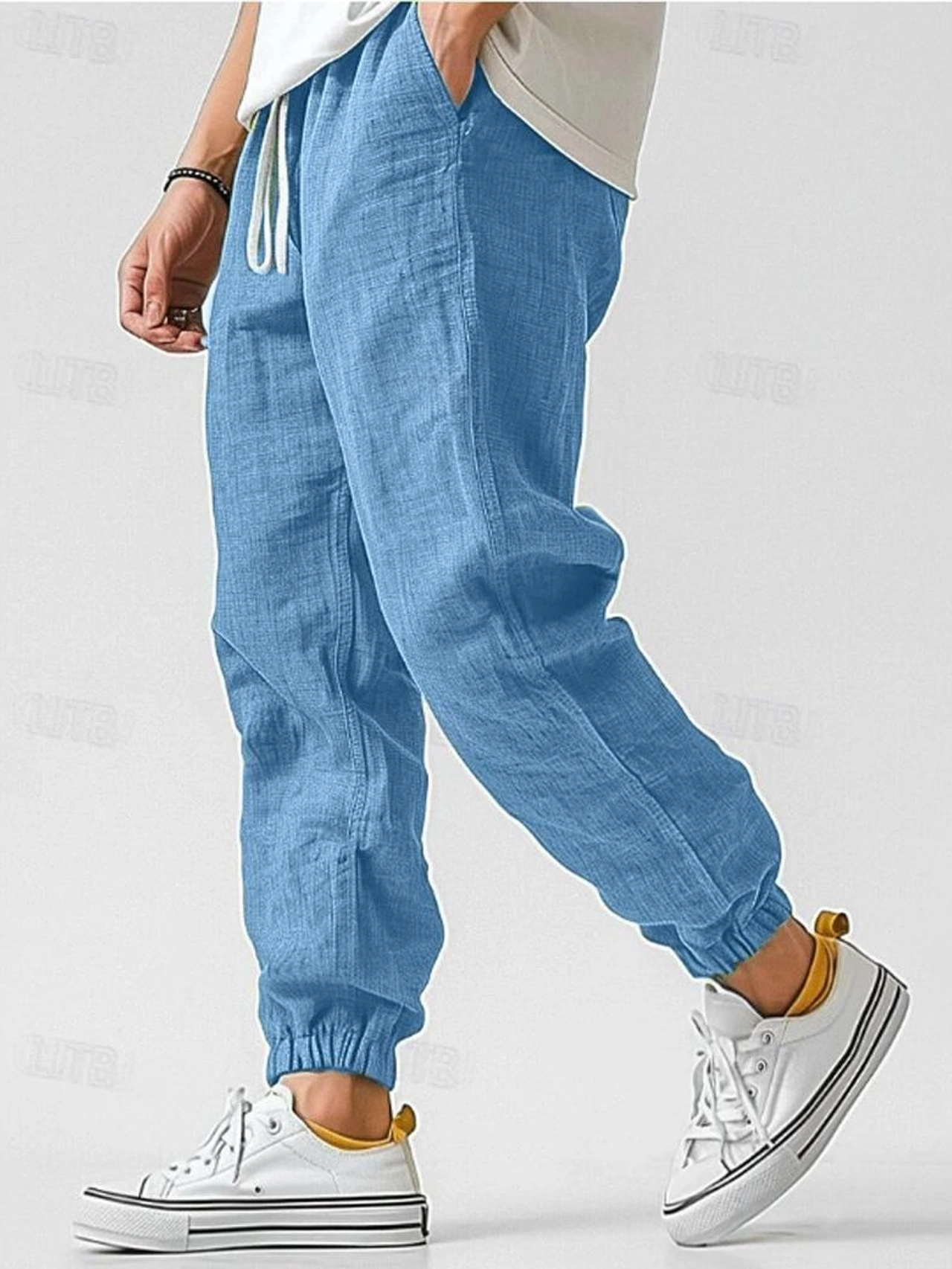Comfortabele linnen zomerbroek, perfect voor warme dagen en ontspannen zomeroutfits