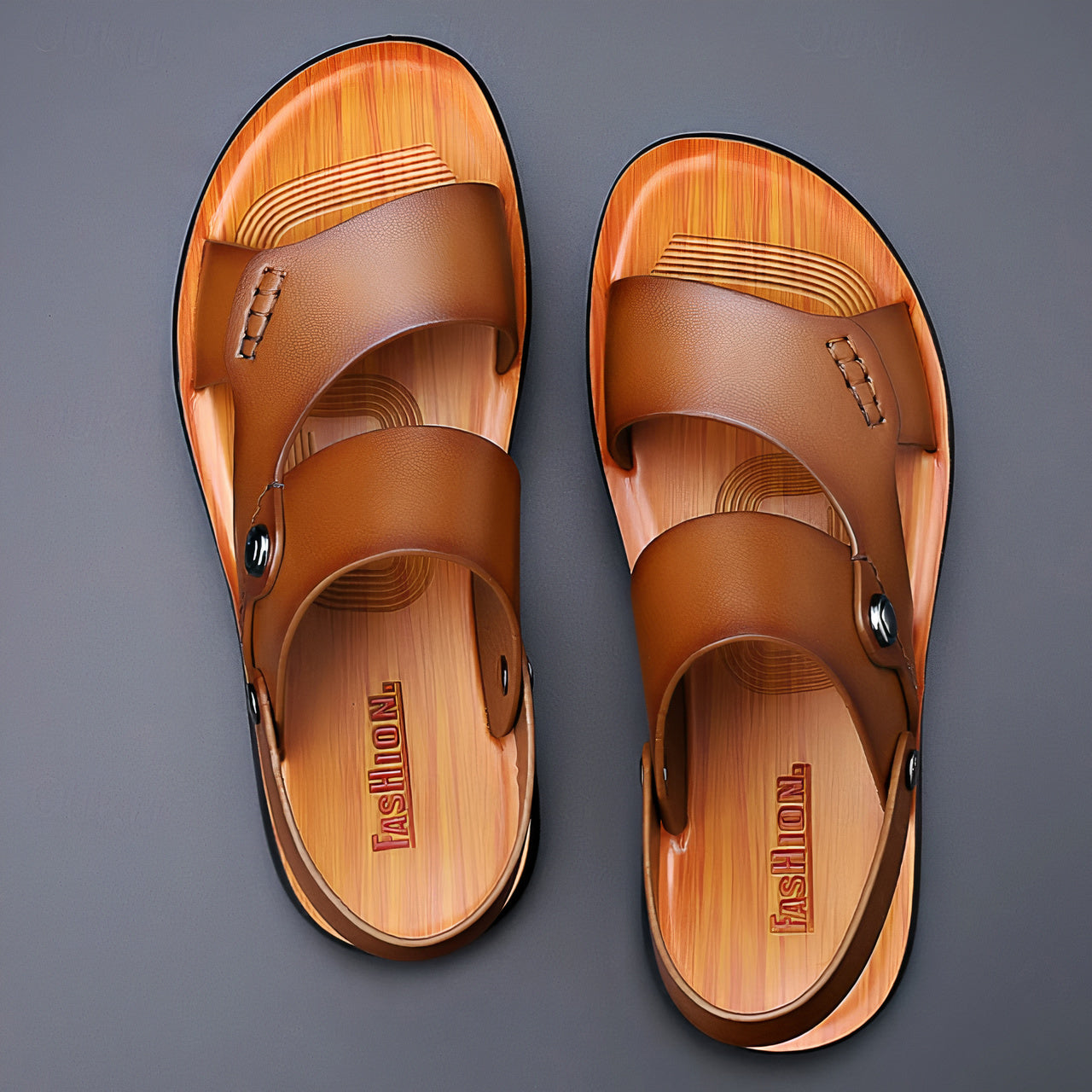 Comfortabele herensandalen voor de zomer - licht, ademend en comfortabel