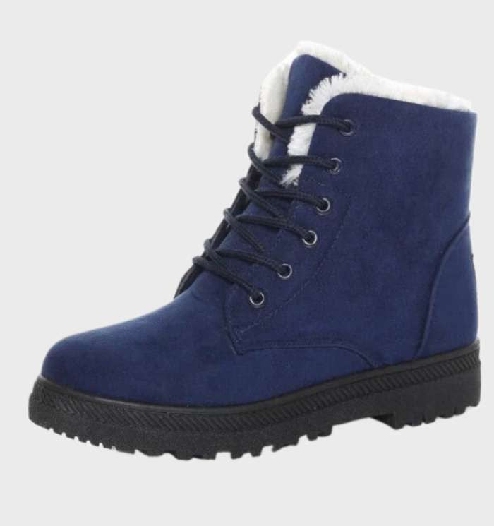 Dikke en warme waterdichte winterlaarzen voor dames, ideaal voor koude herfst- of winterdagen.