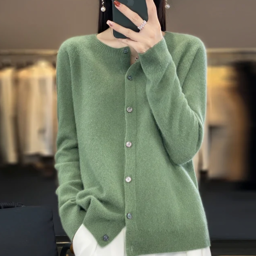 Elegant damesvest met knopen, veelzijdig en stijlvol