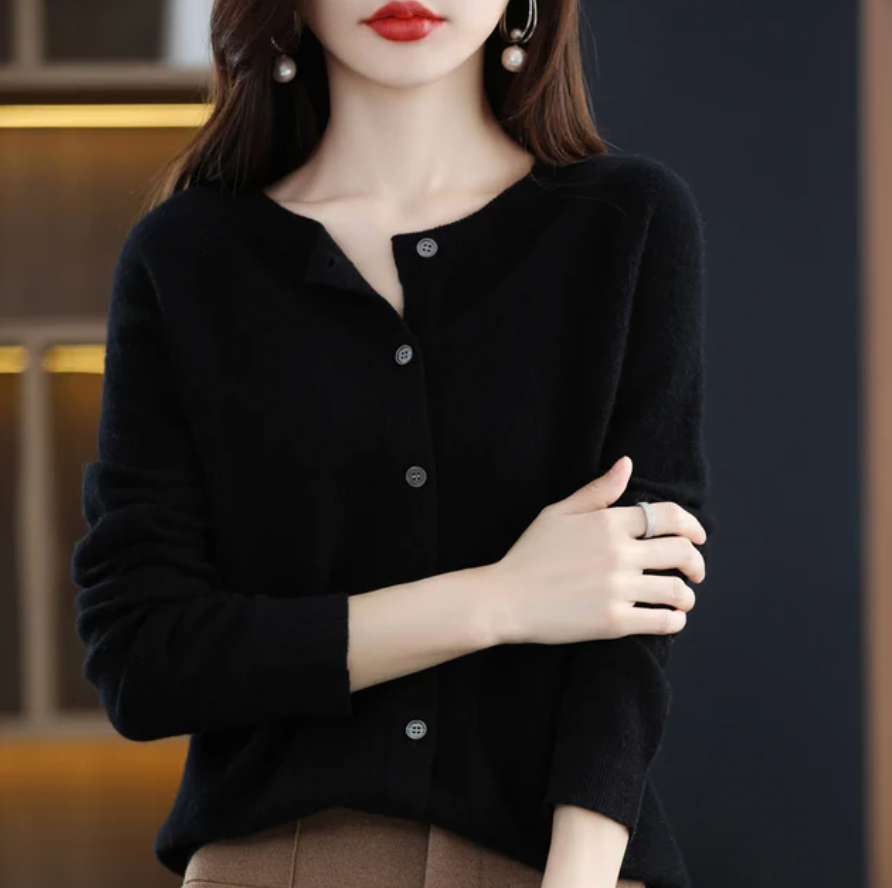 Elegant damesvest met knopen, veelzijdig en stijlvol
