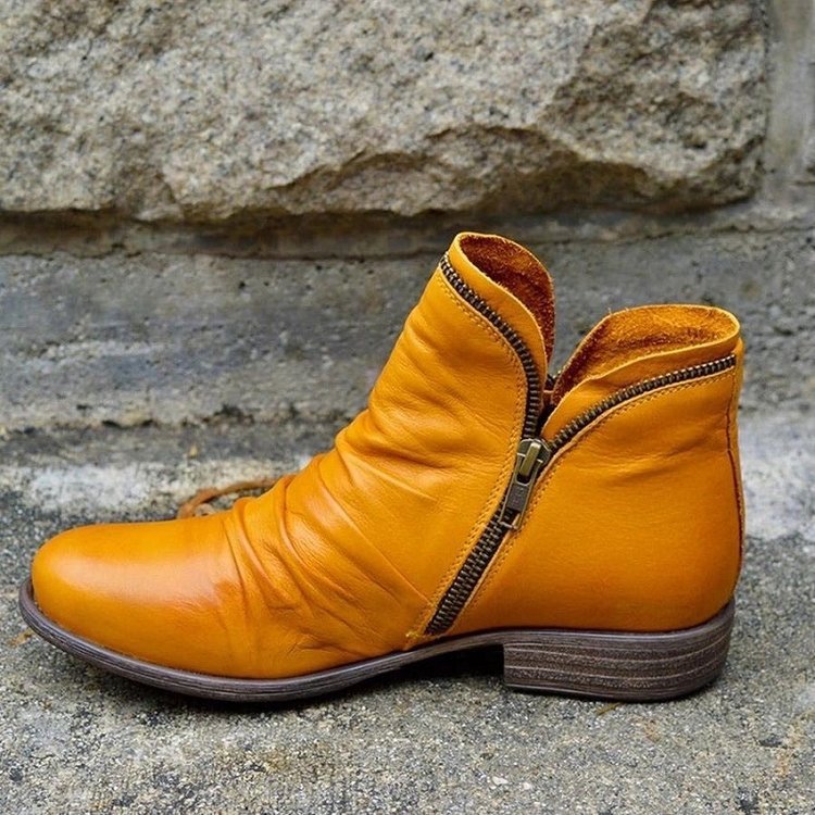 Elegante leren laarzen voor dames, ideaal voor herfst- en winterdagen, met leer van hoge kwaliteit en stijlvol ontwerp.