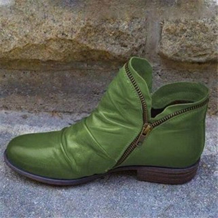Elegante leren laarzen voor dames, ideaal voor herfst- en winterdagen, met leer van hoge kwaliteit en stijlvol ontwerp.