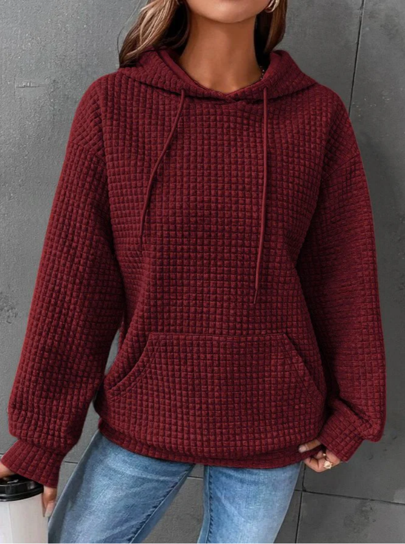 Elegante, casual hoodie voor dames, ideaal voor frisse dagen en ontspannen outfits.