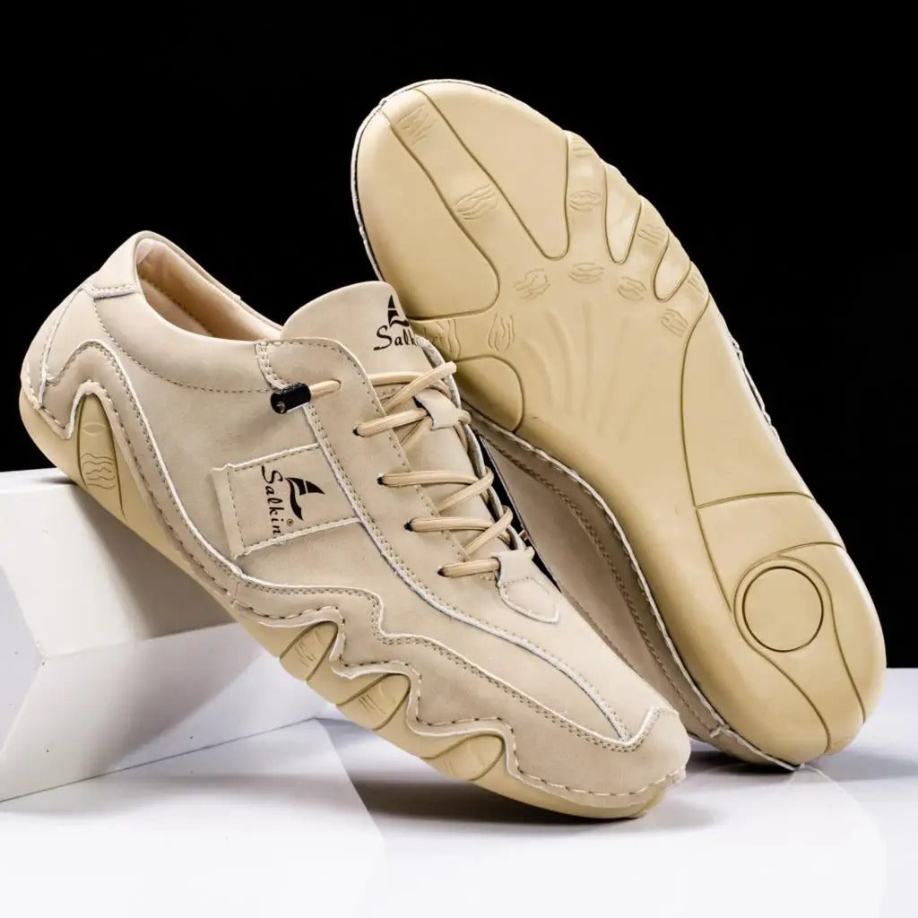Elegante herenschoenen met ergonomisch ontwerp en antislipzool, ideaal voor herfst- en winterdagen.
