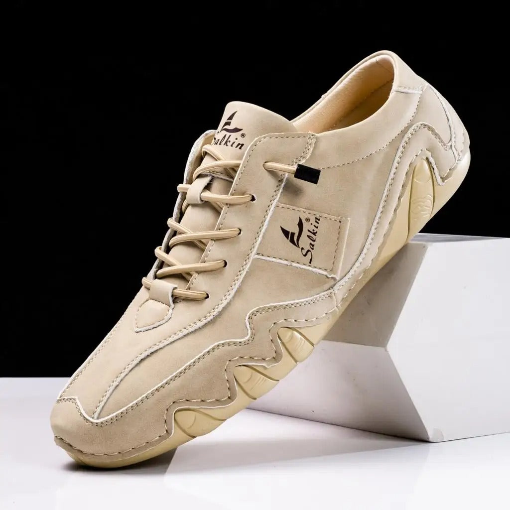 Elegante herenschoenen met ergonomisch ontwerp en antislipzool, ideaal voor herfst- en winterdagen.