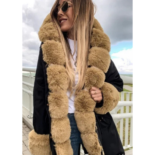 Elegante winterjas voor vrouwen, biedt stijl en warmte voor koude winterdagen