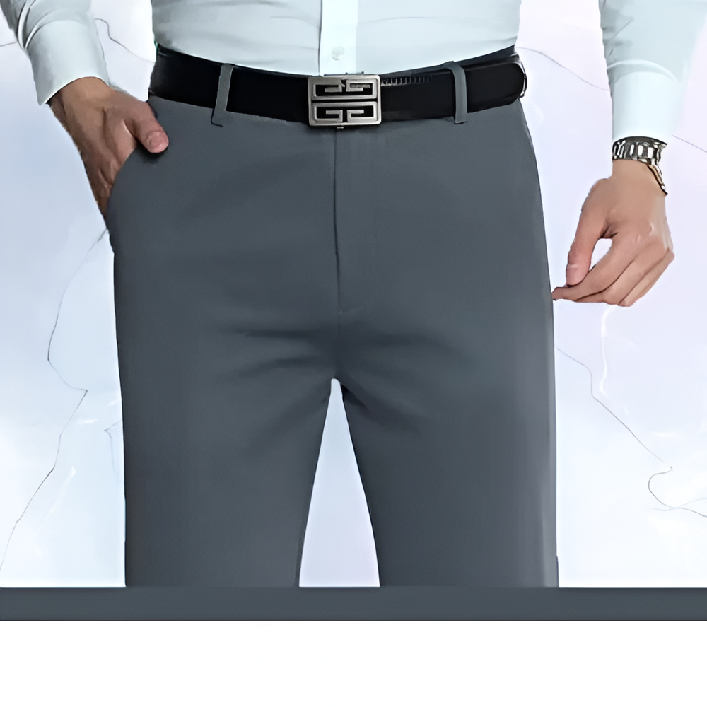 Elegante businessbroek voor heren met een slanke pasvorm en hoogwaardig materiaal