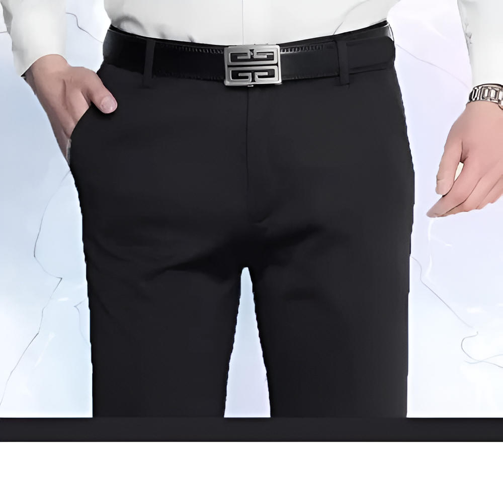 Elegante businessbroek voor heren met een slanke pasvorm en hoogwaardig materiaal
