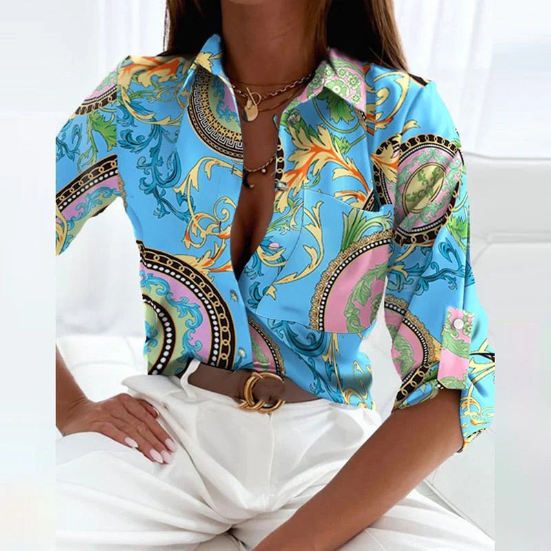 Elegante zomerblouse voor dames - lichtgewicht stof en stijlvolle snit voor een chique look.