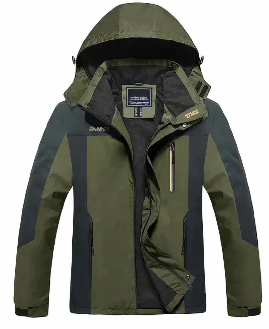 Outdoorjas voor heren, waterdicht en ademend, ideaal voor herfst- en winterdagen.