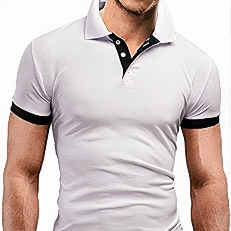 Casual zomer golf poloshirt voor heren - lichtgewicht, ademend en stijlvol voor warme dagen