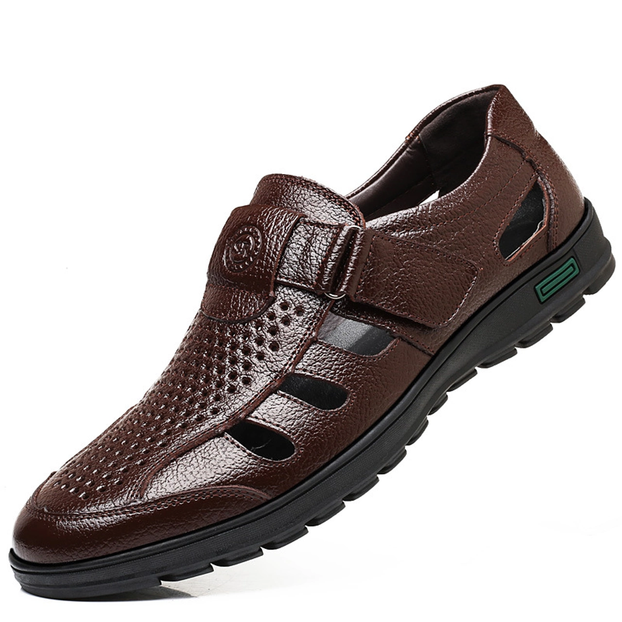 Elegante leren heren zomersandalen - stijlvol, comfortabel en ademend
