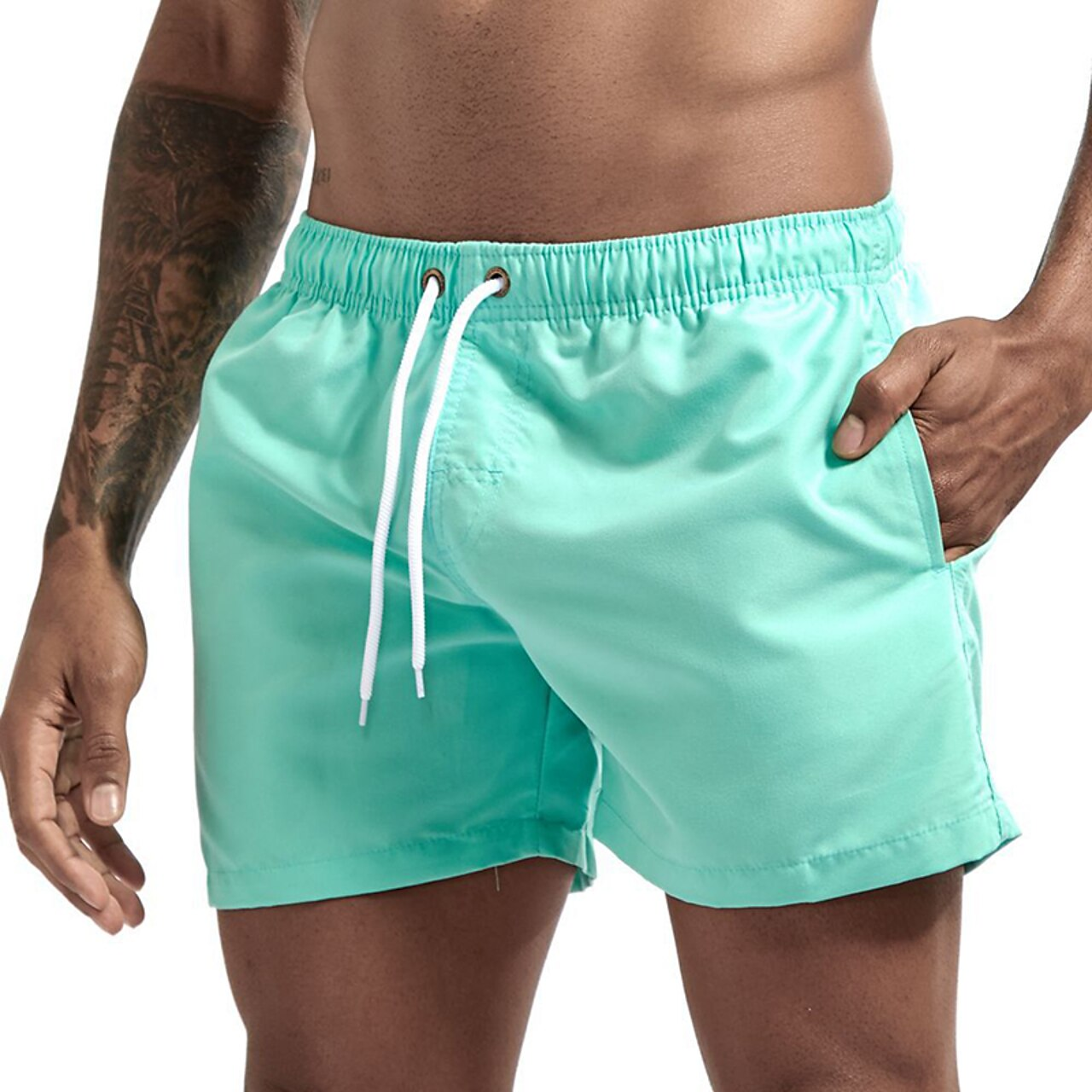 Ademende zwemshorts voor heren voor de zomer - lichtgewicht, sneldrogend en comfortabel