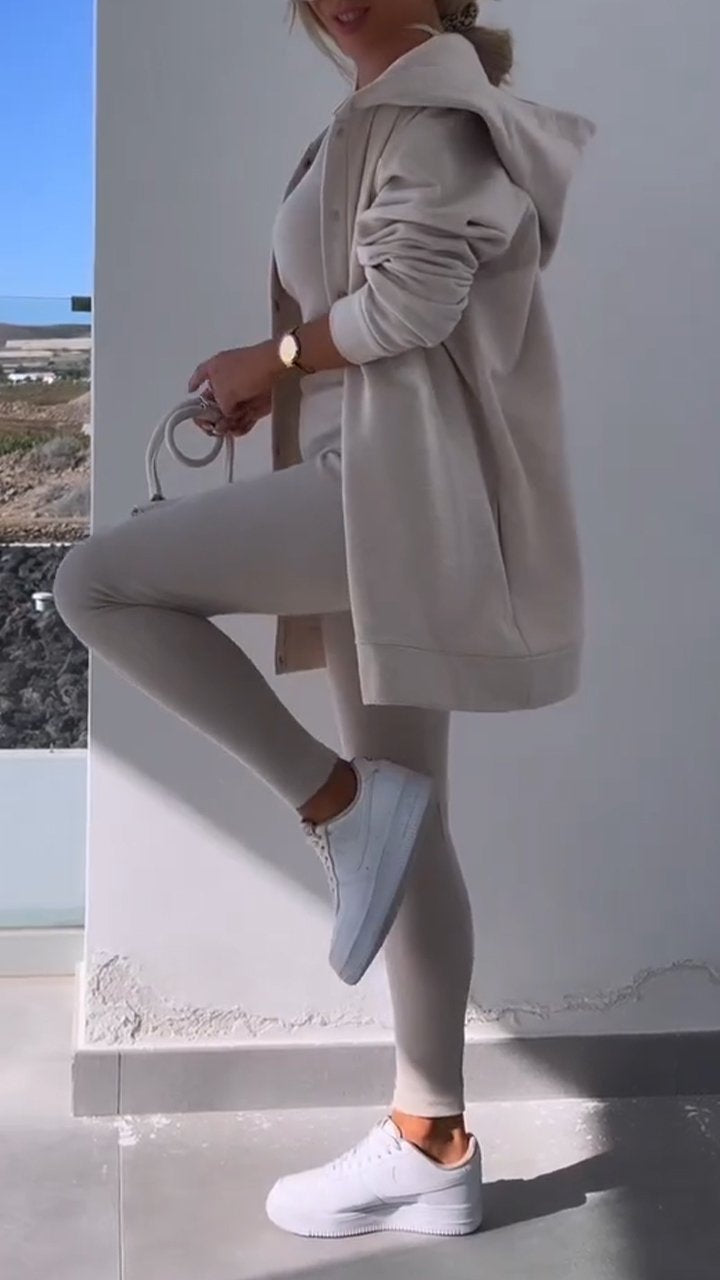 Vest en sweatshirt met capuchon - Schuyler