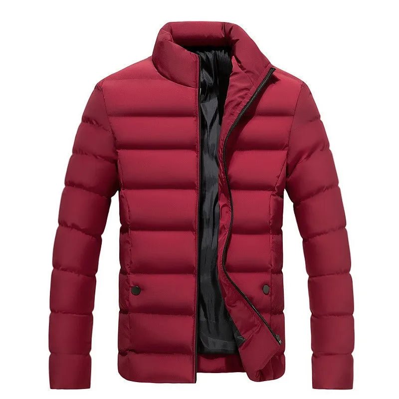 Klassieke gewatteerde winterjas voor heren in een elegant ontwerp