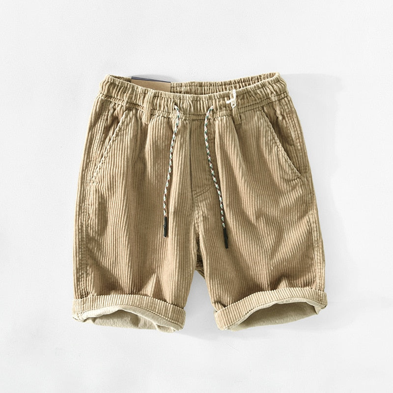 Klassieke katoenen strandshort voor heren, ideaal voor de zomer en stranddagen.
