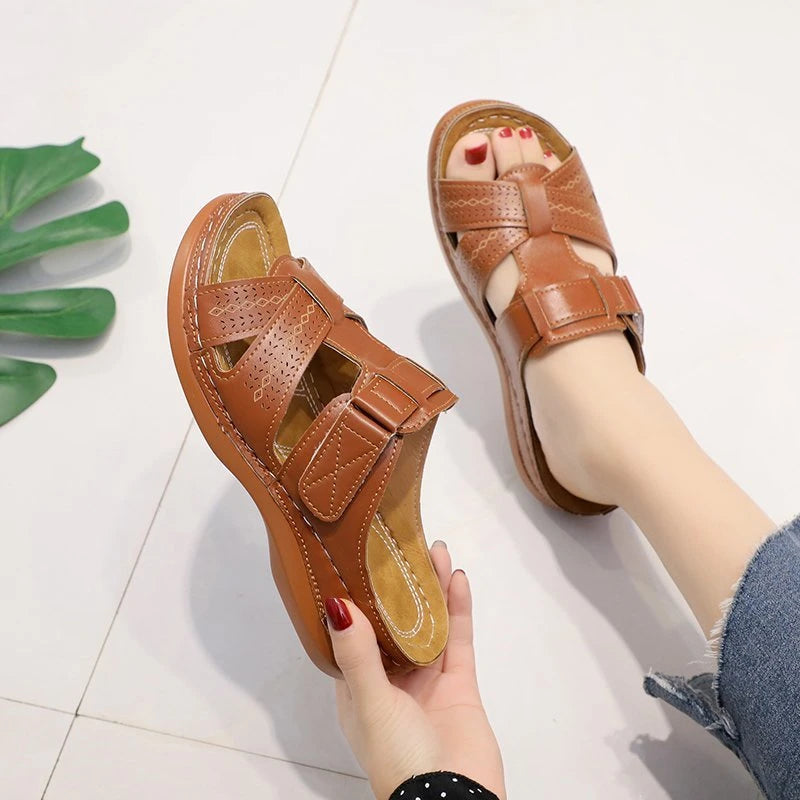 Klassieke wandelsandalen voor dames – comfortabel, ademend en antislip