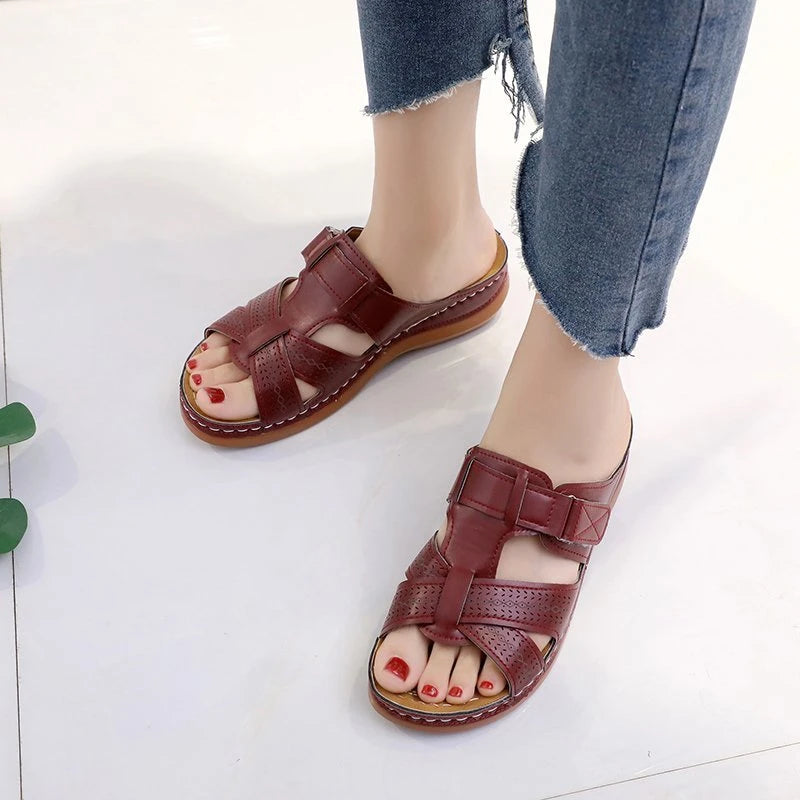 Klassieke wandelsandalen voor dames – comfortabel, ademend en antislip