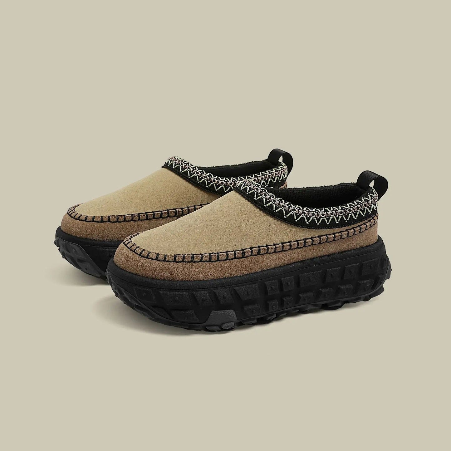 Luxe wolkenschoenen voor dames met antislipzool en gewatteerde tussenzool, ideaal voor herfst- en winterdagen.