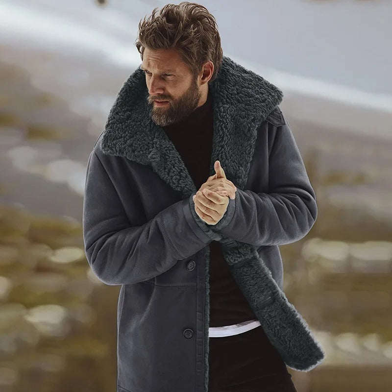 Luxe dikke winterjas voor heren, wind- en koudebestendig met zachte voering voor ultiem comfort