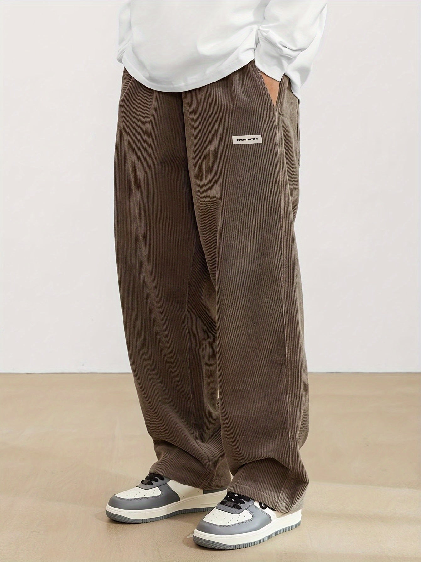 Comfortabele en stijlvolle corduroy broek voor heren, ideaal voor de zomer