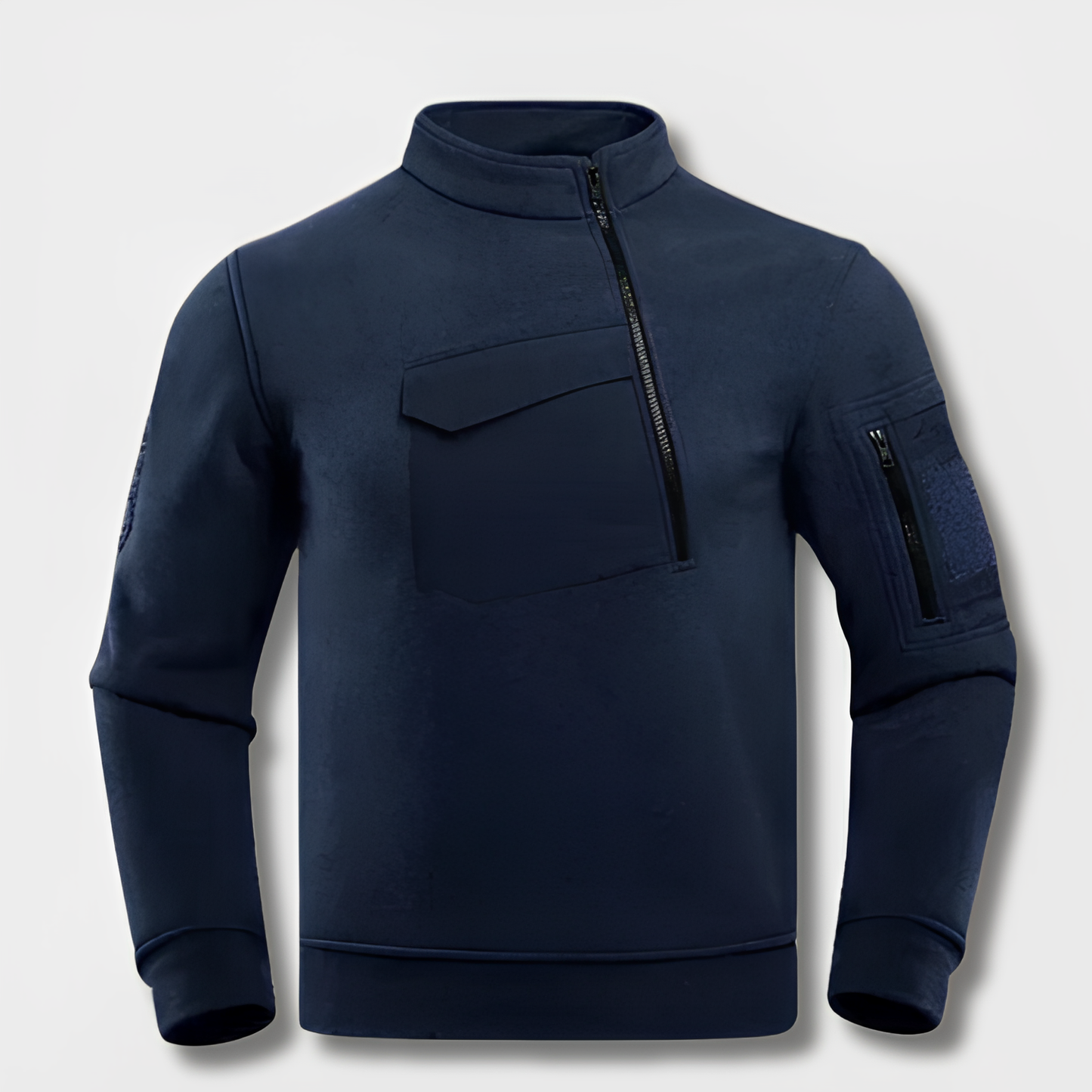 Modern tactisch fleecejack voor heren, ideaal voor buitenavonturen en koude dagen.