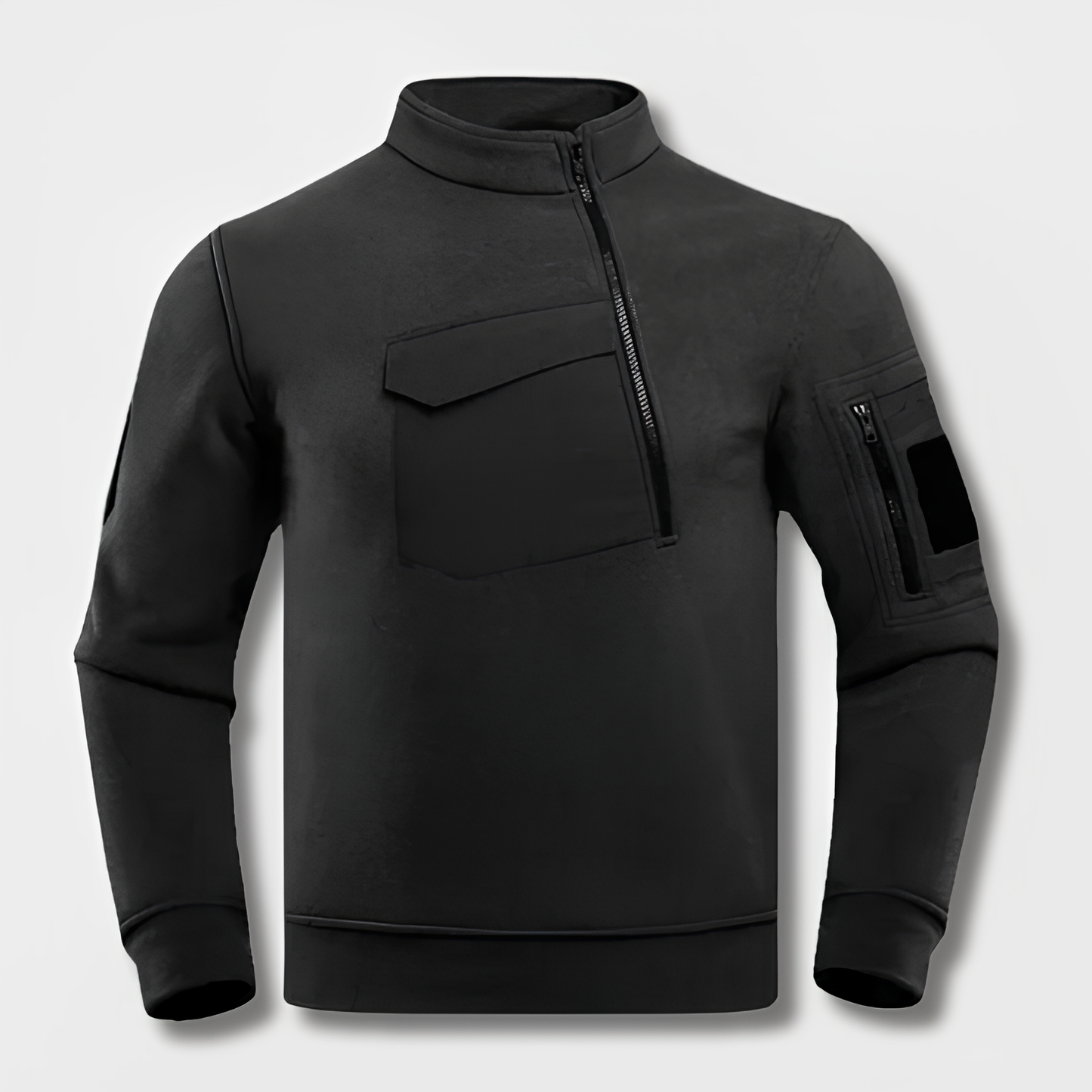Modern tactisch fleecejack voor heren, ideaal voor buitenavonturen en koude dagen.