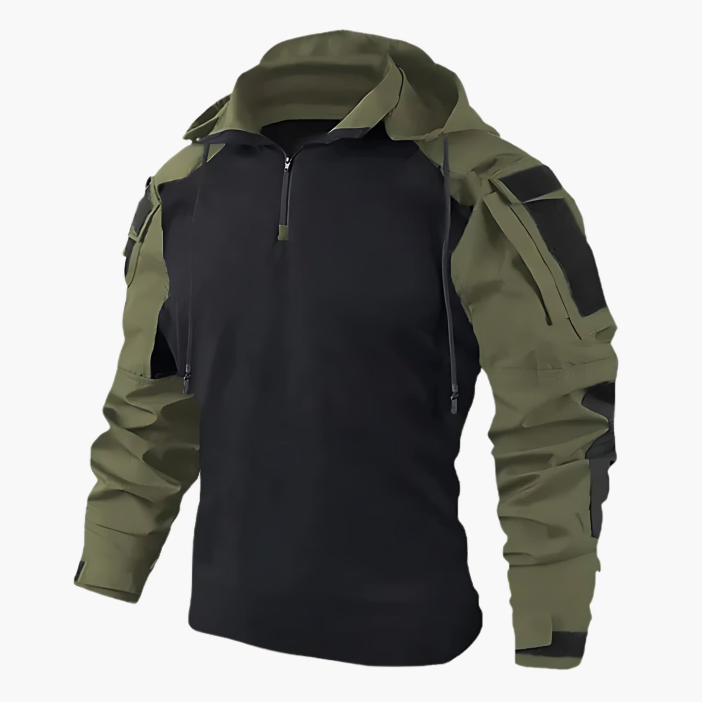 Modern tactisch outdoorjack voor heren, ideaal voor avontuur en urban style.