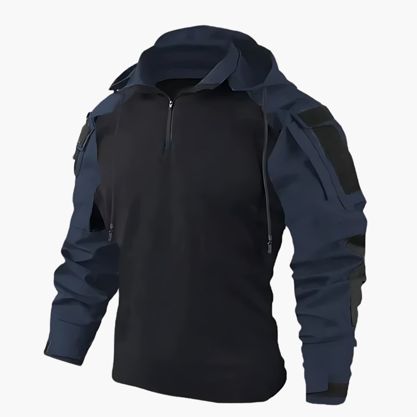 Modern tactisch outdoorjack voor heren, ideaal voor avontuur en urban style.