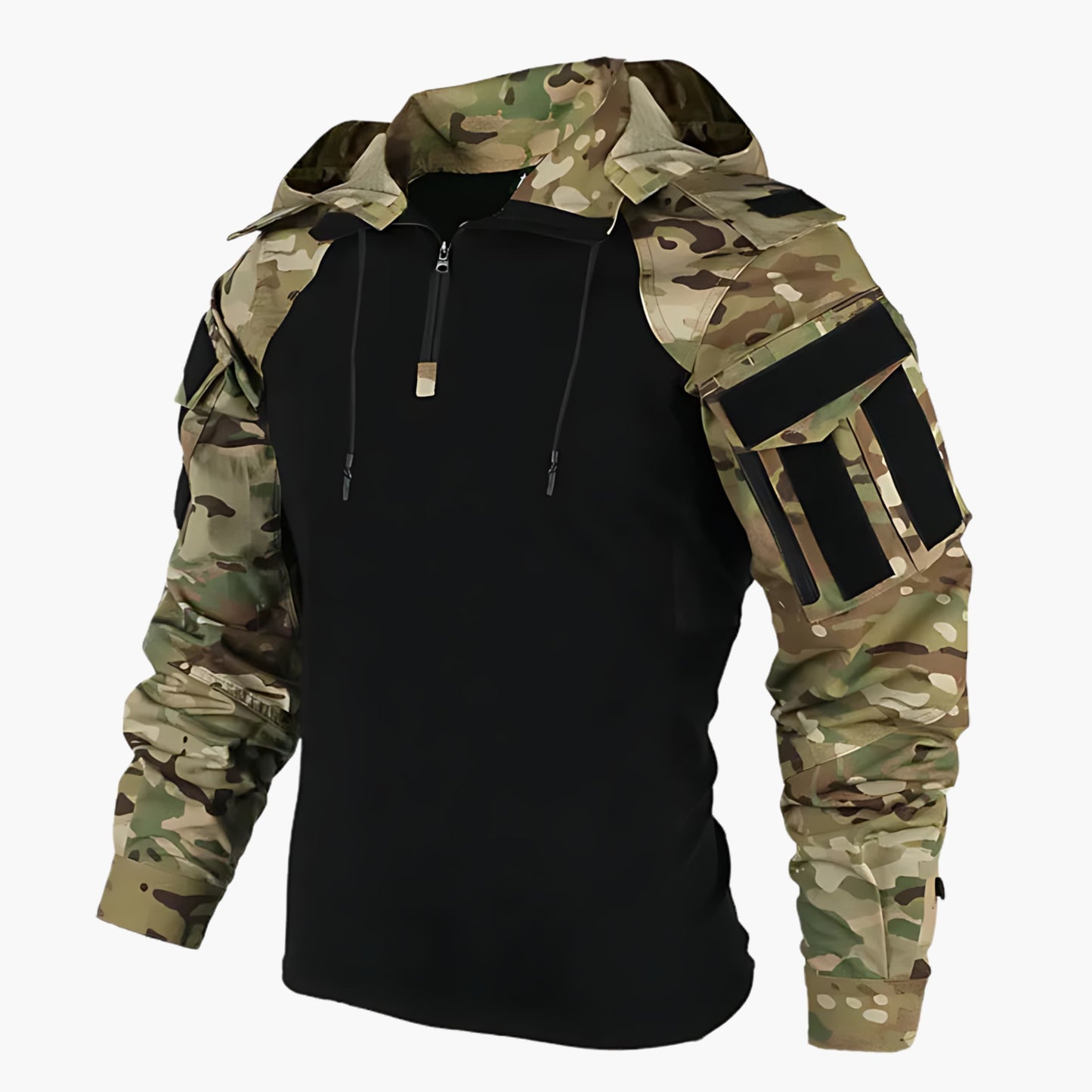 Modern tactisch outdoorjack voor heren, ideaal voor avontuur en urban style.