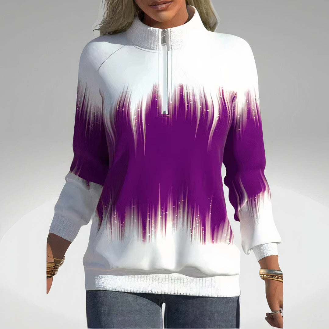 Modieus damessweatshirt voor herfst en winter, knus en stijlvol voor koude dagen