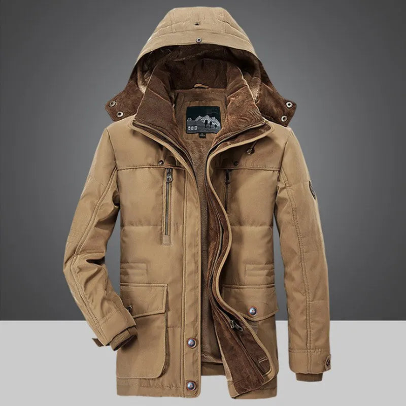 Modieus warm winterjack voor mannen met trendy ontwerp en hoogwaardige voering, perfect voor koude dagen.
