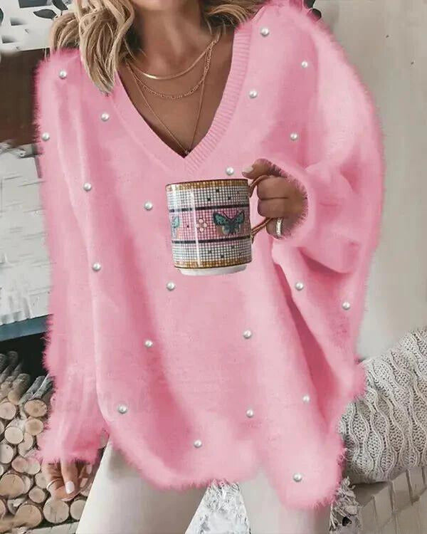 Modieuze trui voor dames, ideaal voor trendy en comfortabele outfits op kille dagen