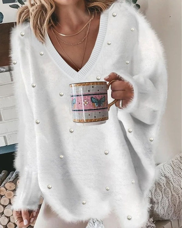 Modieuze trui voor dames, ideaal voor trendy en comfortabele outfits op kille dagen