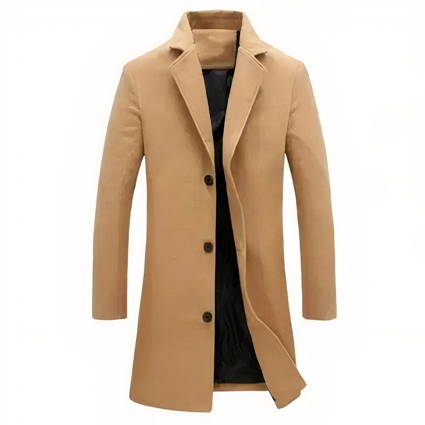 Modieuze winterjas voor mannen, ideaal voor koude dagen en elegante winteroutfits.