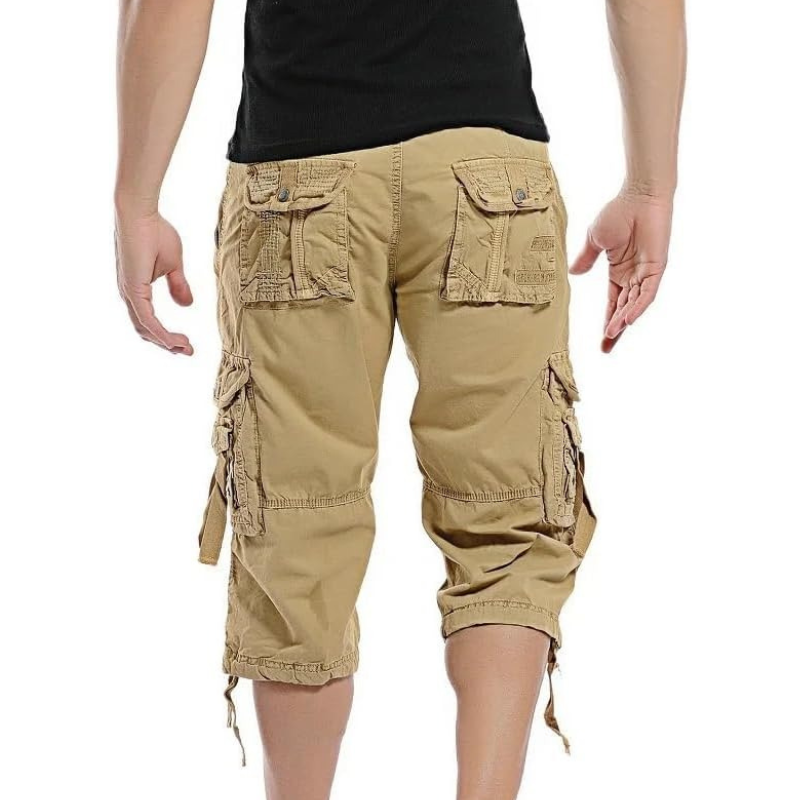 Comfortabele en functionele cargo shorts met meerdere zakken voor heren, ideaal voor de zomer en buitenactiviteiten