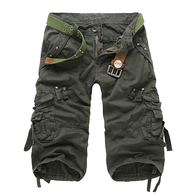 Comfortabele en functionele cargo shorts met meerdere zakken voor heren, ideaal voor de zomer en buitenactiviteiten