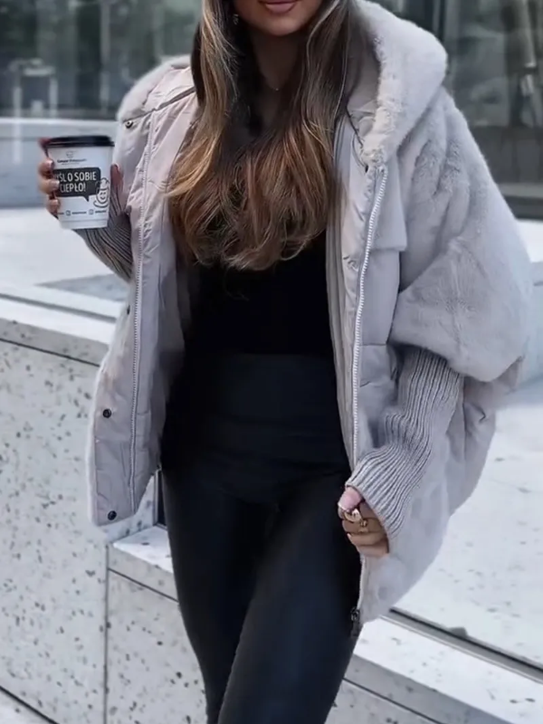 Gezellige winterjas met capuchon, ideaal voor koude dagen