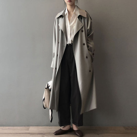 Eersteklas trenchcoat voor dames, elegant en van hoge kwaliteit, perfect voor stijlvolle verschijningen.