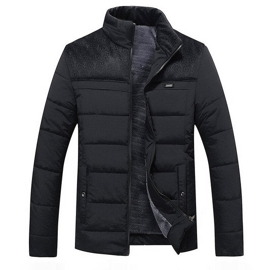 Eersteklas fleece winterjack voor heren met een zachte binnenvoering en winddicht ontwerp.