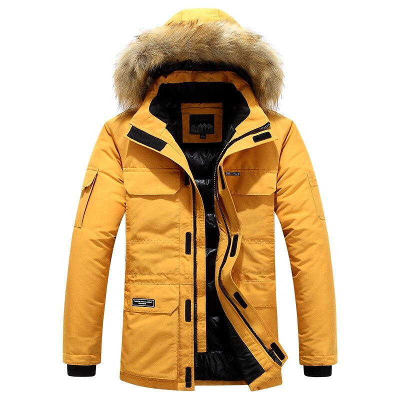 Stijlvolle premium winterjas met een moderne pasvorm en weerbestendig ontwerp.
